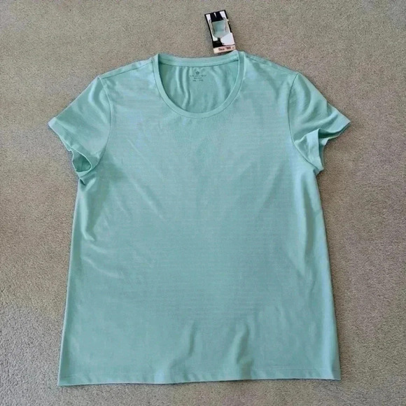 ❤️ New! Tuff Athletics Active Top XXL Soft Green Seamless Stretch T-shirt - Picture 12 of 12